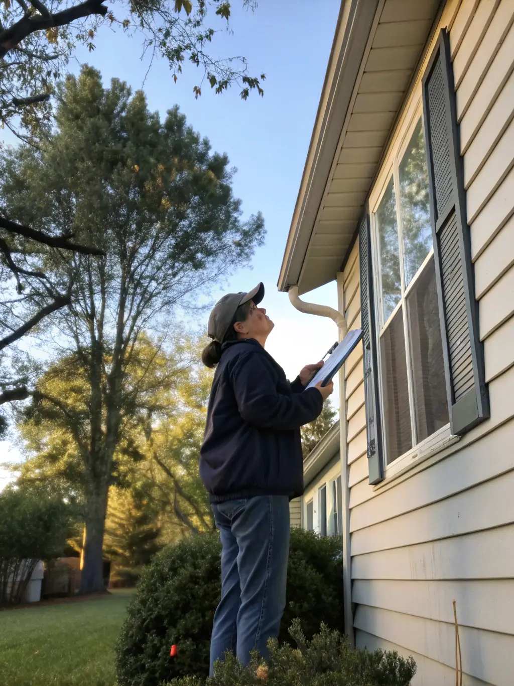 An image of a LoneStar Yards team member reviewing property documents and conducting due diligence.